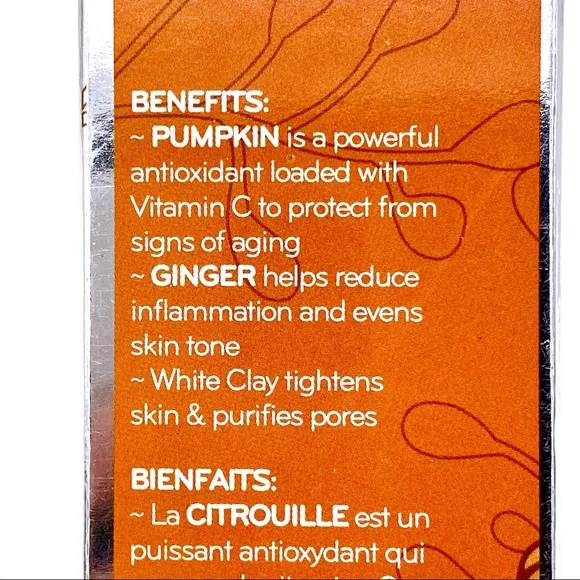 NEW Pürlisse Pumpkin + Ginger Detoxifying Charcoal Mask - Picture 12 of 15